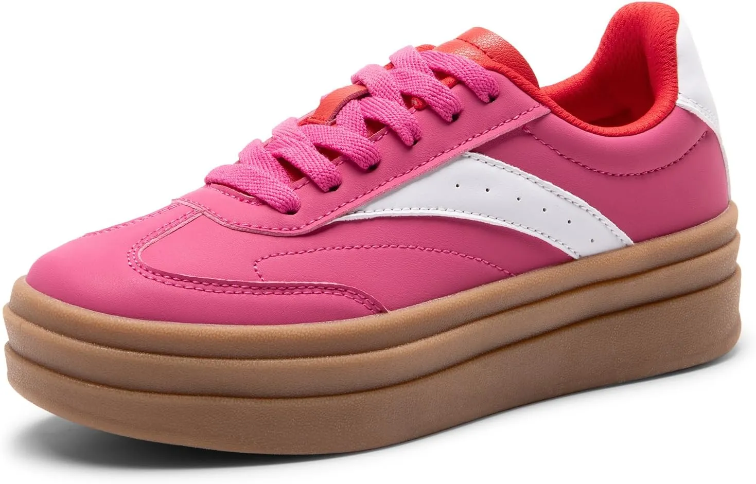 DREAM PAIRS Women's Platform Fashion Sneakers Chunky Casual Tennis Shoes Trendy Sneakers for Women