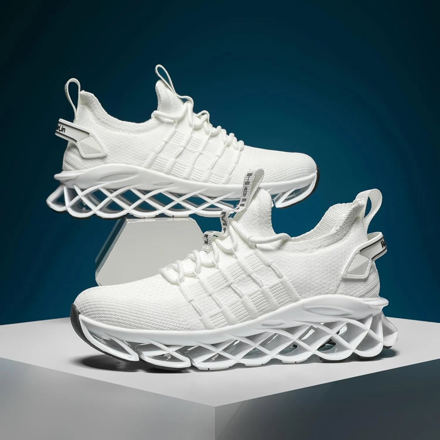 DUDHUH Women's Fashion Sneakers Womens Shoes Slip On Work Casual Comfortable Gym Walking Shoes for Women