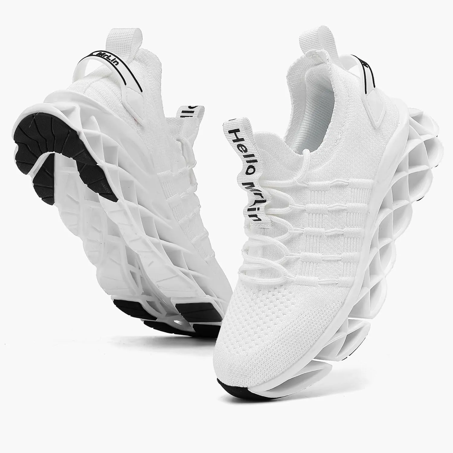 DUDHUH Women's Fashion Sneakers Womens Shoes Slip On Work Casual Comfortable Gym Walking Shoes for Women