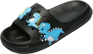 Eliogn Slide Sandals for Boys and Girls Anti-Slip Pillow Slippers Ultra Light Home Slippers Shower Summer Sandals Water Shoes (Little Kid/Big Kid)