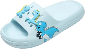Eliogn Slide Sandals for Boys and Girls Anti-Slip Pillow Slippers Ultra Light Home Slippers Shower Summer Sandals Water Shoes (Little Kid/Big Kid)