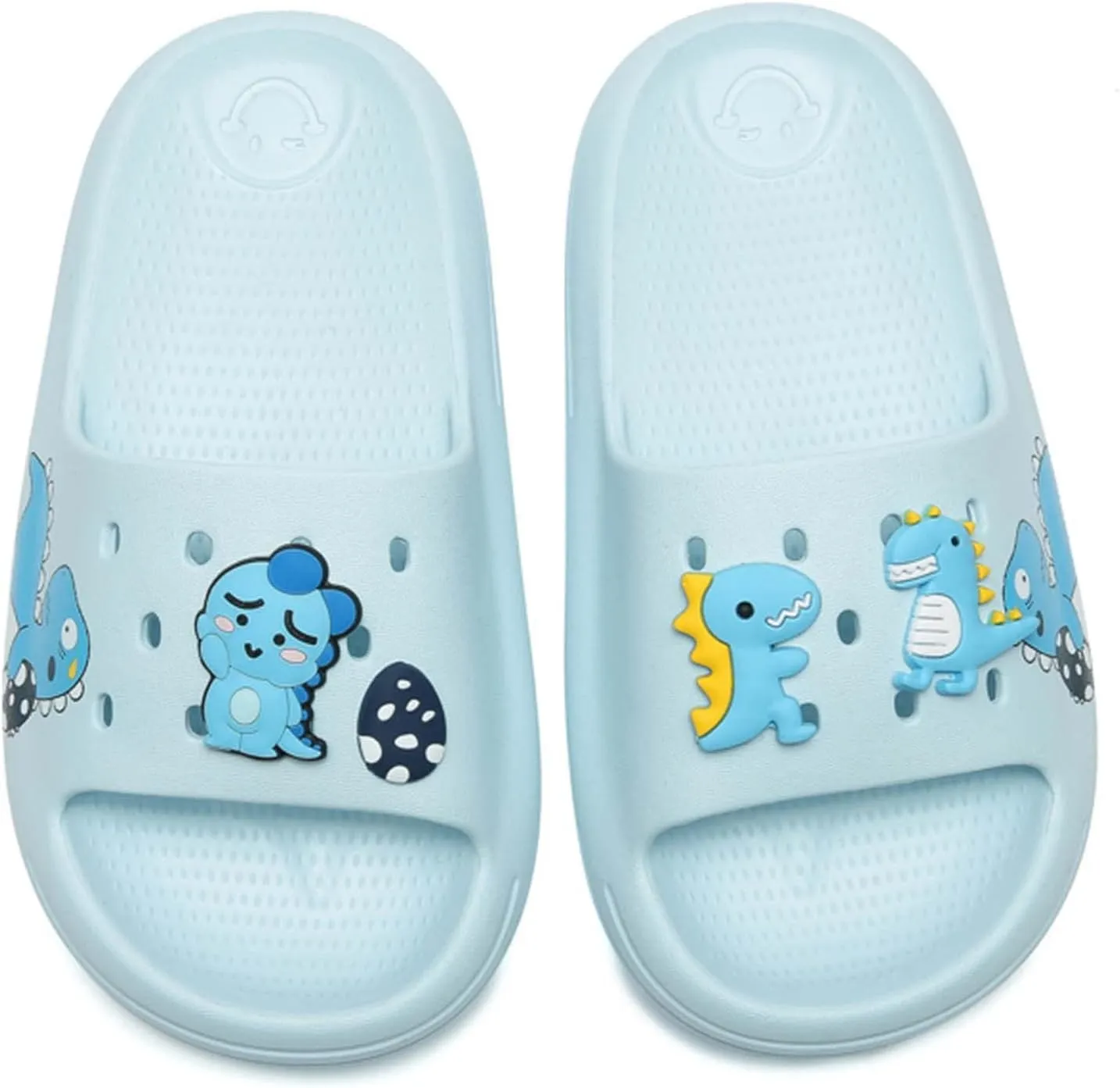 Eliogn Slide Sandals for Boys and Girls Anti-Slip Pillow Slippers Ultra Light Home Slippers Shower Summer Sandals Water Shoes (Little Kid/Big Kid)