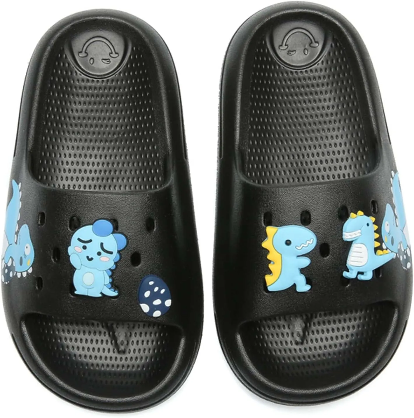Eliogn Slide Sandals for Boys and Girls Anti-Slip Pillow Slippers Ultra Light Home Slippers Shower Summer Sandals Water Shoes (Little Kid/Big Kid)