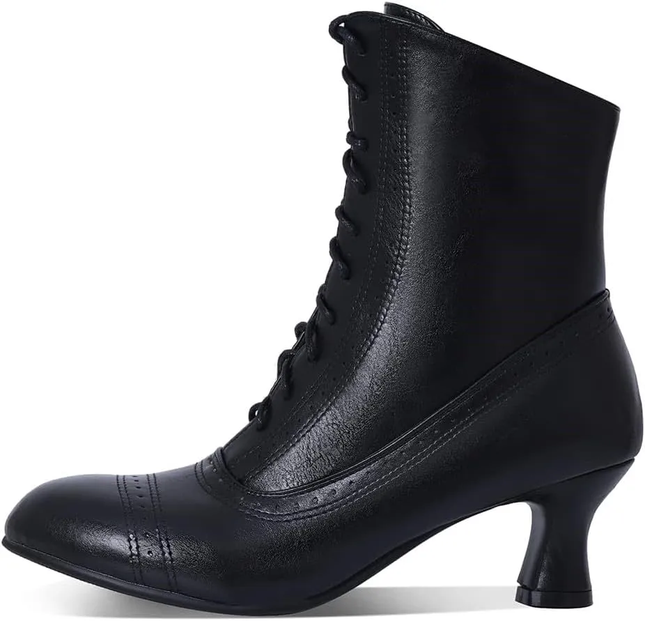 Erocalli Victorian Witch Costume Shoes - Women's Pirate Vintage Boots