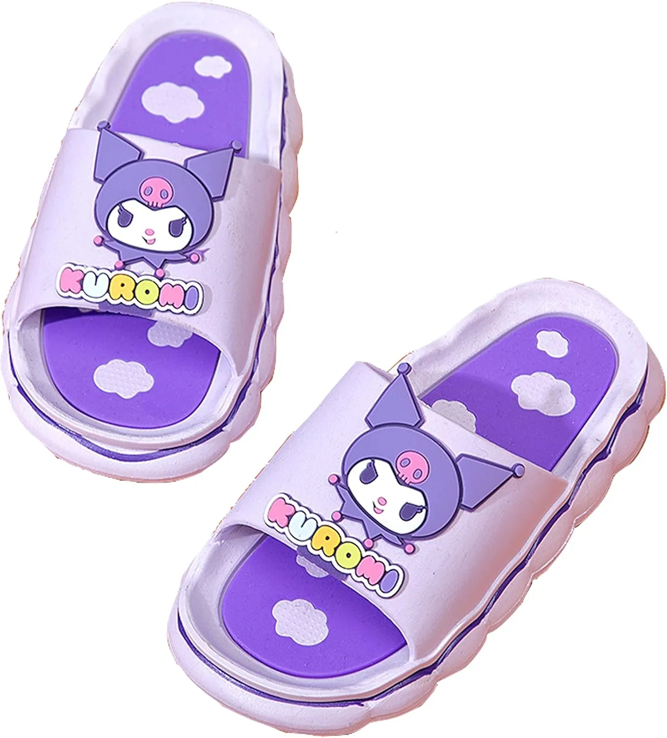 Everyday Delights Kuromi Slides Beach Sandals Slippers for Girls Kids Children
