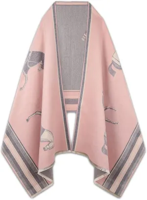 EXTREE Scarfs for Women Pashmina Silky Shawl Wrap for Evening Dressing Blanket Open Front Poncho Cape