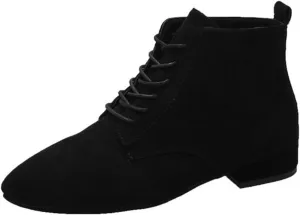 Flat Booties For Women Lace Up Dress Boots Suede Ankle Boots No Heel Desert Boots Short Chukka Boots Casual Boots