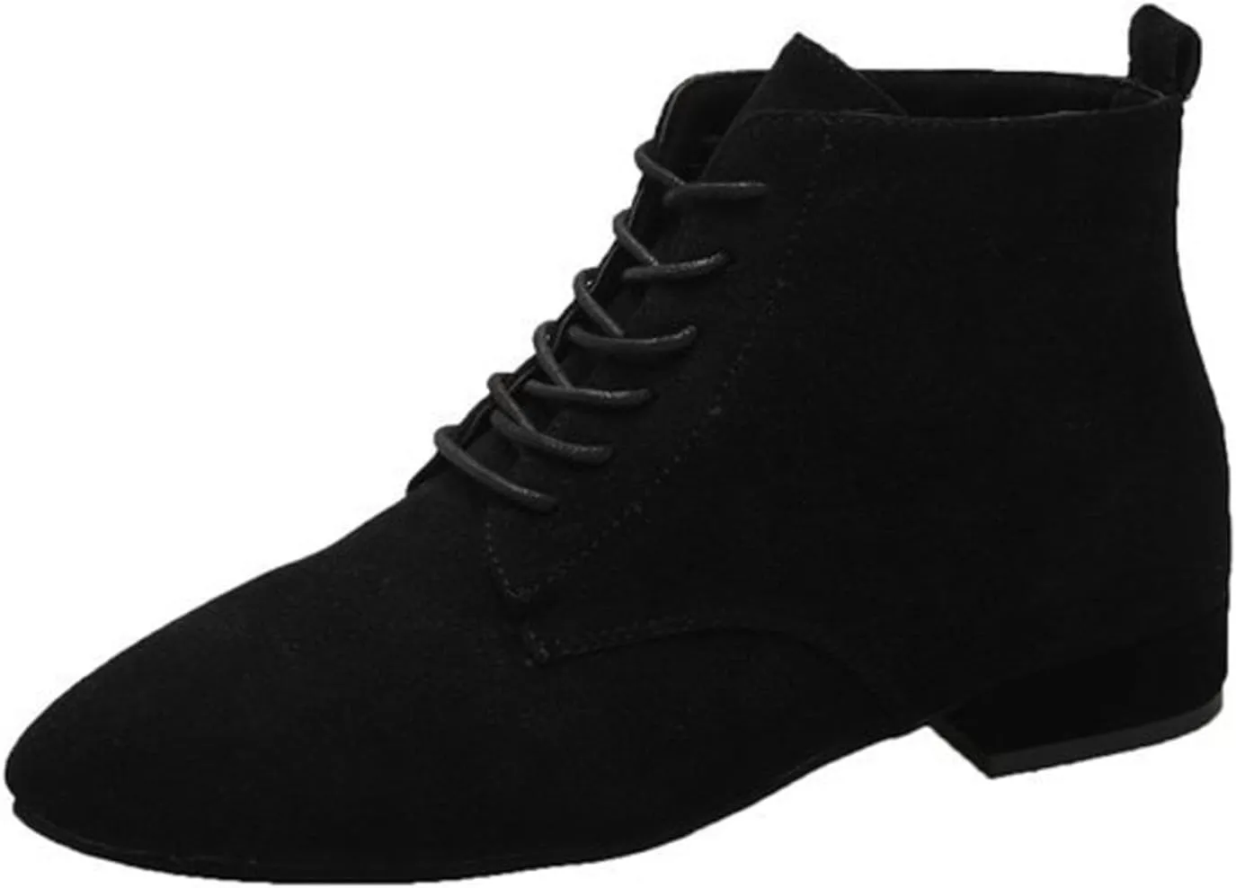 Flat Booties For Women Lace Up Dress Boots Suede Ankle Boots No Heel Desert Boots Short Chukka Boots Casual Boots