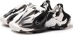 Foam Runner Shoes,Unisex Foam Runner Sneakers Pillow Cloud Sandals Slides, Fashion Anti Slip Quick-Drying Summer Beach Shoes