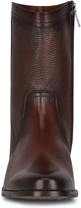 FRANCO CUADRA Men’s Brown Deer Leather Urban Boots