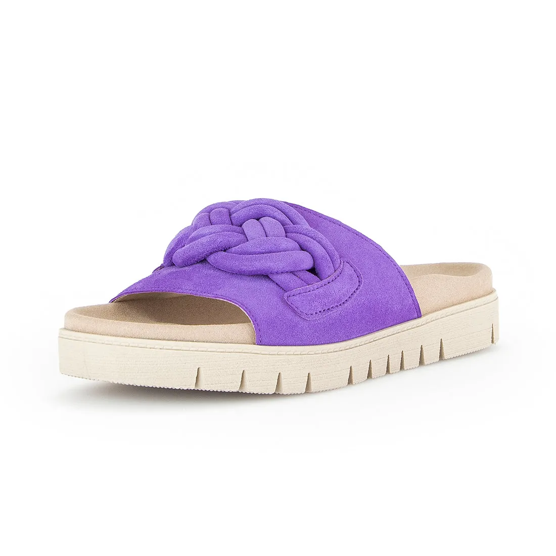 GABOR Lilla ruskind sand al / mules m. flet