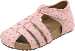 Girl Sandals Girls Polka Dot Sandals Children's Hollow Breathable Closed Toe Beach Shoes Girls Shoes
