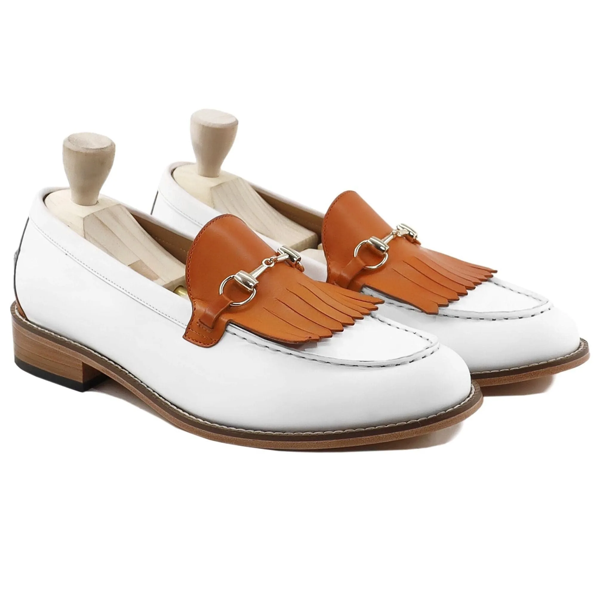Handmade Custom Calf Leather Mens Loafers