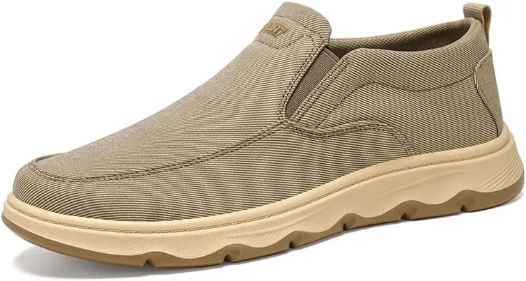 Hands Free Slip On for Man Walking Shoes Loafers Slip-ins Working Dress Casual Outdoor Lightweight Cushioning Comfortable Breathable Hiking All-Terrain Ankle Boots Trekking