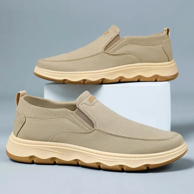 Hands Free Slip On for Man Walking Shoes Loafers Slip-ins Working Dress Casual Outdoor Lightweight Cushioning Comfortable Breathable Hiking All-Terrain Ankle Boots Trekking