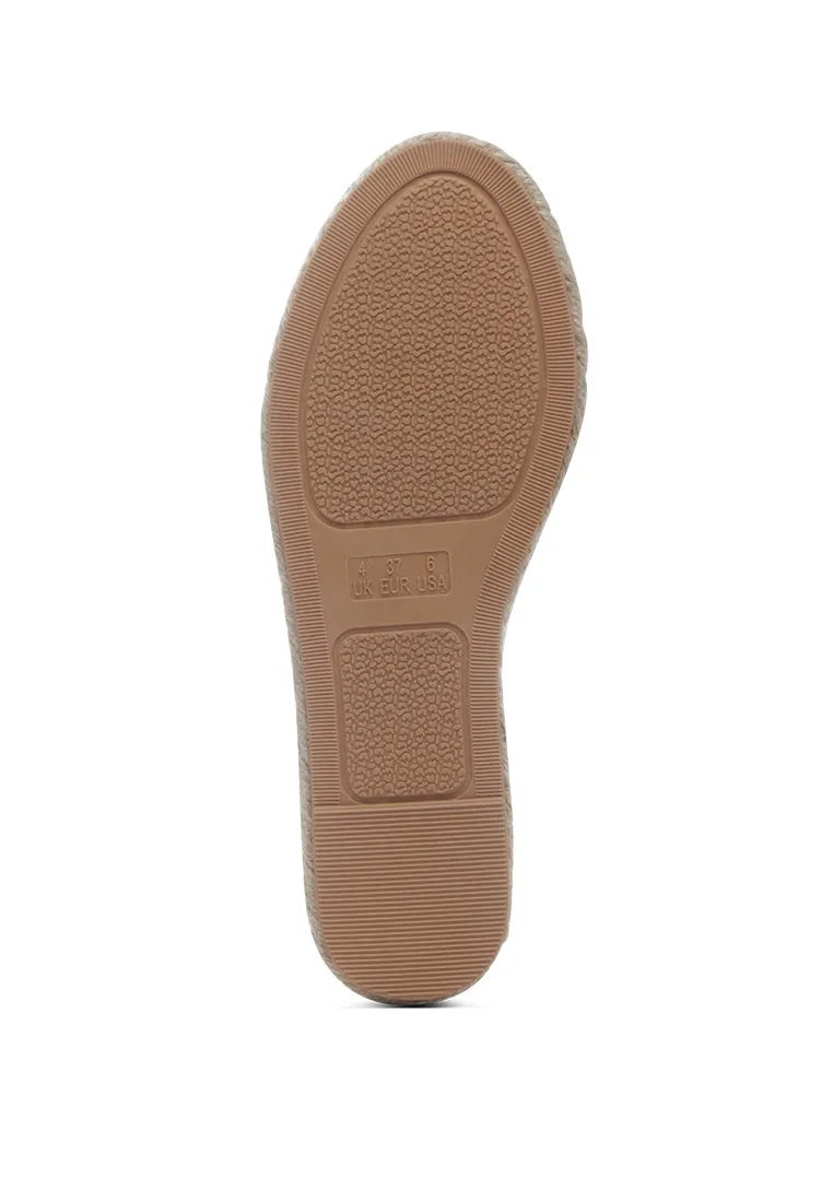 hermosa animal print slipon espadrilles