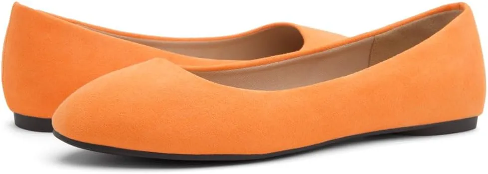 Herstyle Ever Memory Women's Ballet Flats Dressy Flat Shoes Almond Toe Ballerina Comfortable Slip-On Casual Flats for Daily Wear Work Office and Party