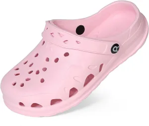 HEVA Adult Womens Garden Clogs,Classic Slippers Slip on Shoes Quick Drying Sport Sandals