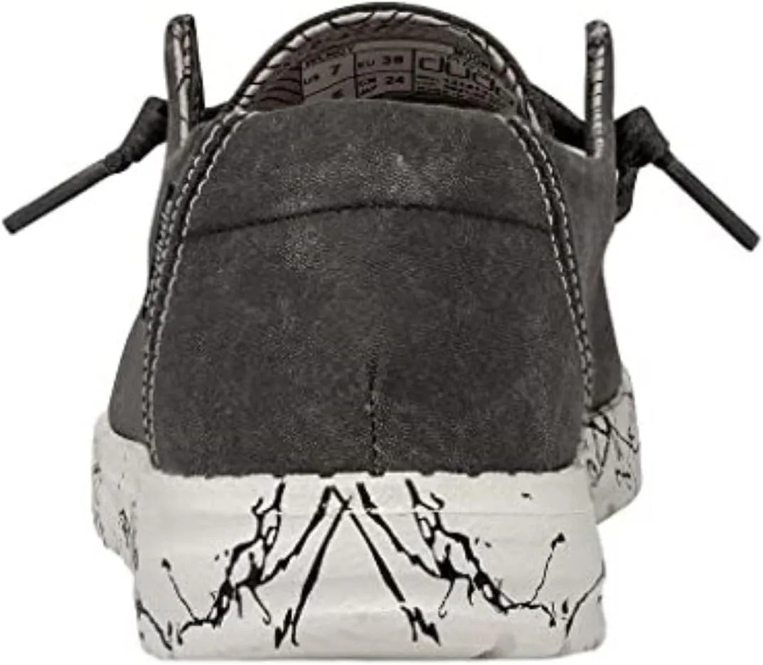 Hey Dude Women's Wendy Linen | Women’s Shoes | Women’s Lace Up Loafers | Comfortable & Light-Weight