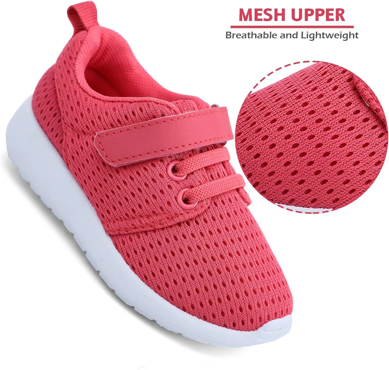 HIITAVE Toddler/Little Kid Boys Girls Shoes Running/Walking Sports Sneakers