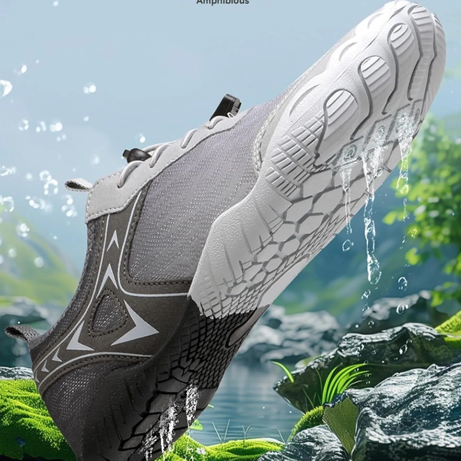 Hike Barefoot Shoes for Women & Men Quick-Dry Athletic Wide Toe Running Sneakers Non-Slip Outdoor Pro Beach Shoes