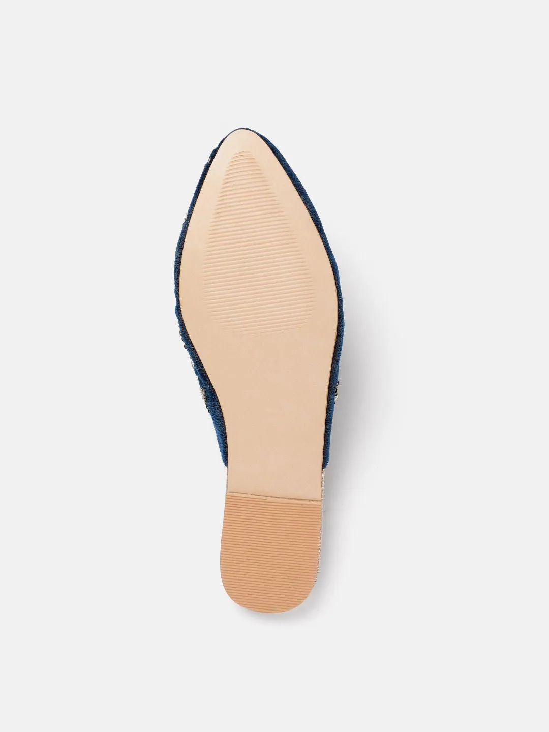 House of Pataudi Women Embellished Ethnic Mules