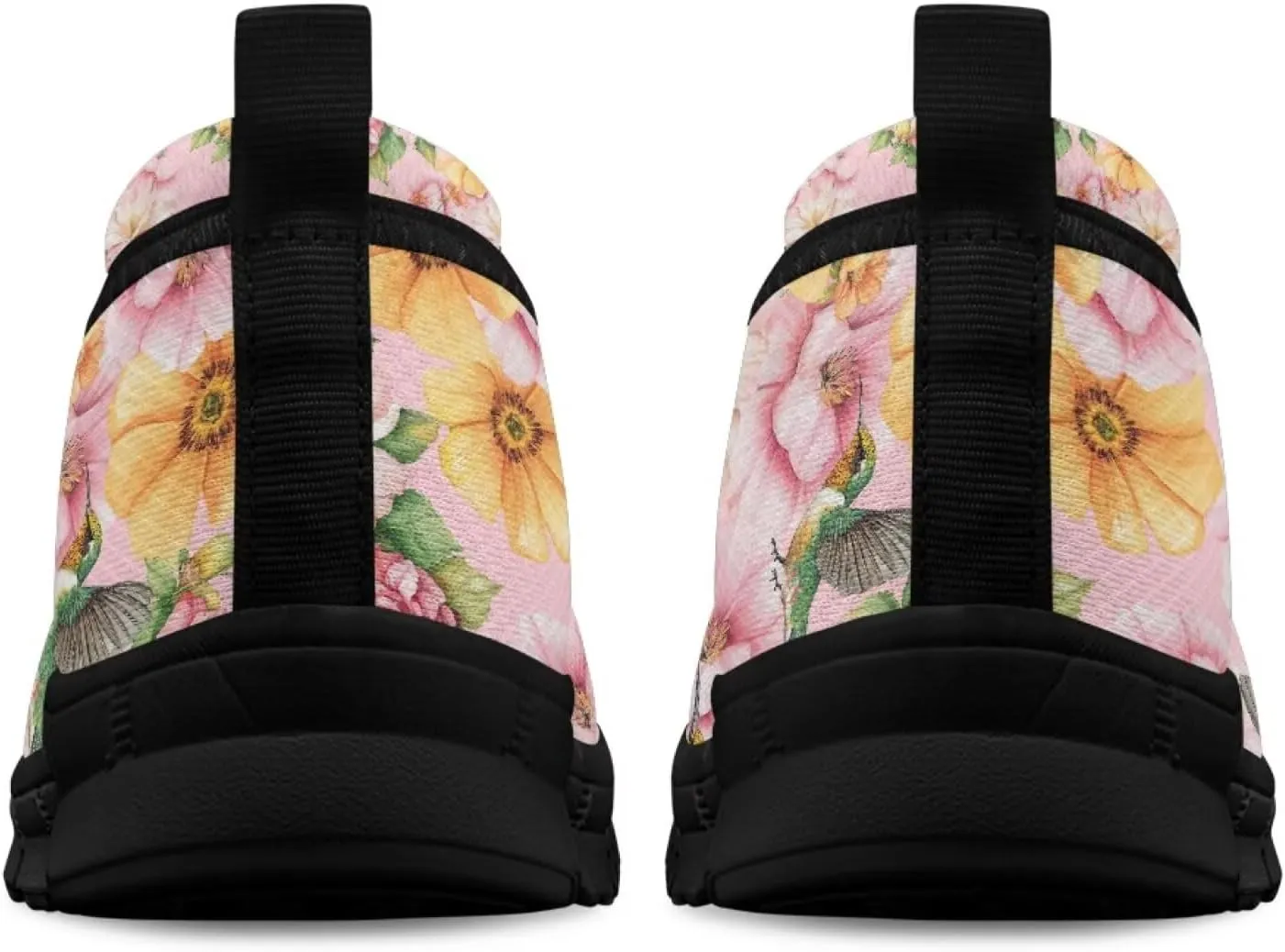 Jeiento Butterfly Shoes for Women Casual Slip-On Loafers Mesh Breathable Road Running Shoes Adult Sneakers