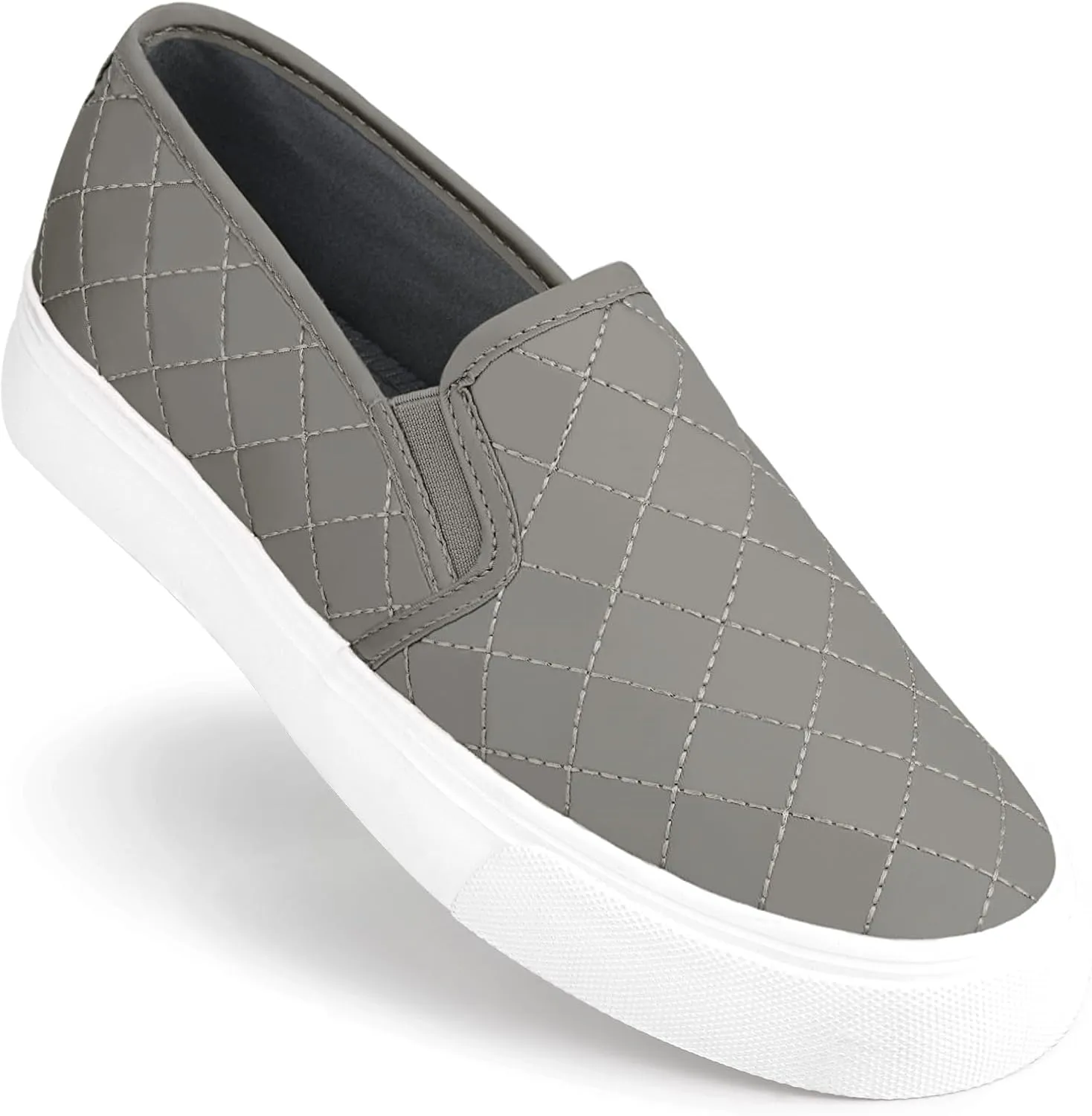 JENN ARDOR Slip On Sneakers Women Comfortable Walking Slip On Shoes Women Memory Foam Womens Fashion Loafers for Women Casual Shoes for Women Flats