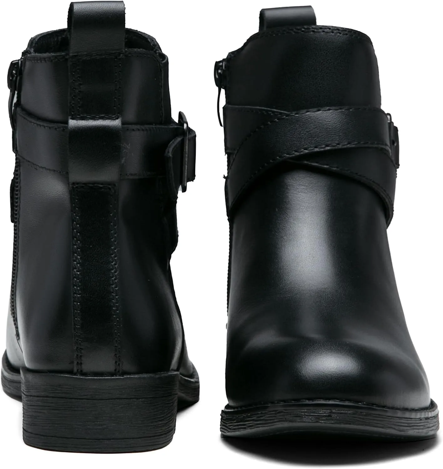 Jeossy Women's 9008 Ankle Boots Zipper Casual Fall Short Booties for Women
