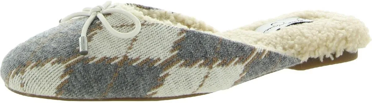 Jessica Simpson Womens Tracee Knit Lined Mules