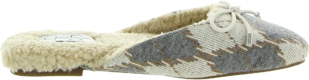 Jessica Simpson Womens Tracee Knit Lined Mules