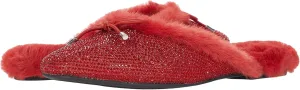 Jessica Simpson Womens TRACEE2 Faux Fur Pointed Toe Mules