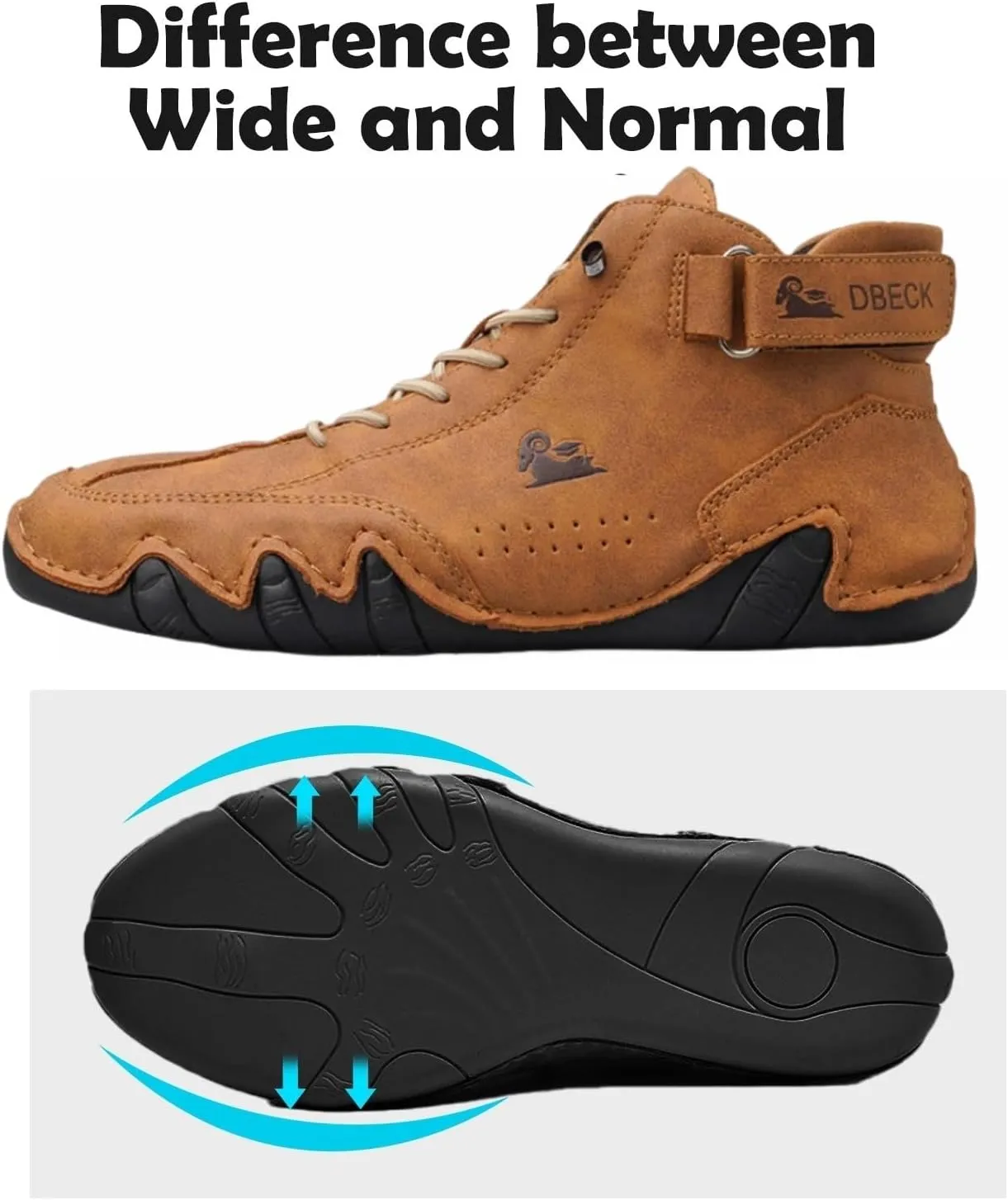 JishinGal Men's Casual Suede Lace Up Flats Chukka Ankle Boots,Handmade High Top high boots Outdoor Walking Sneakers Slip-on Lightweight Non-Slip Driving Chukka Boots