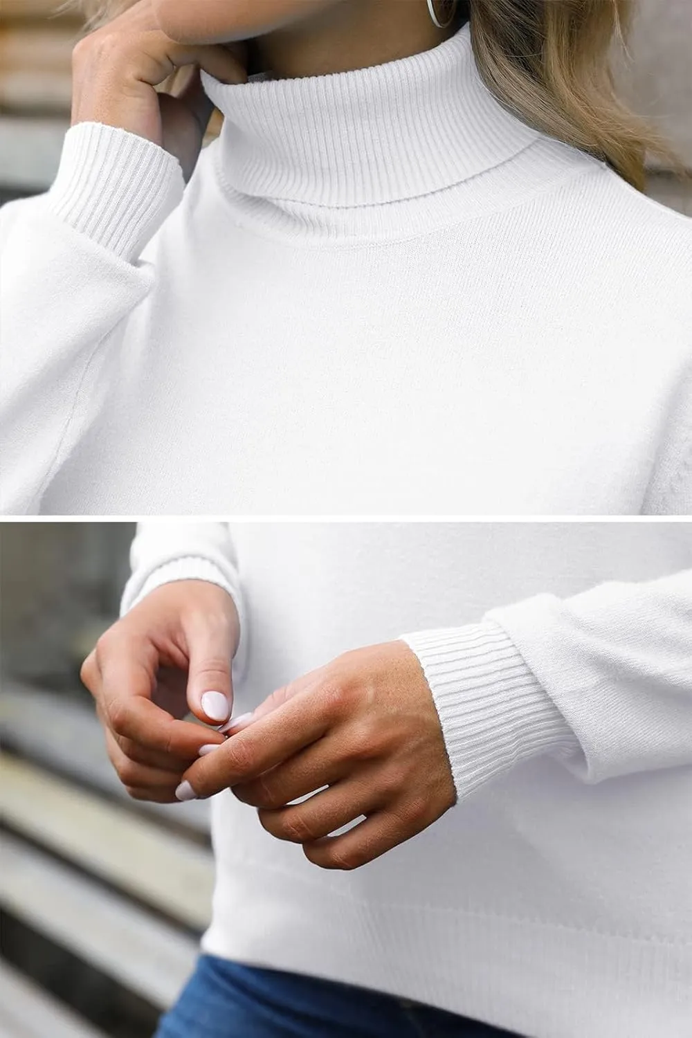 Joe Wenko Women's Soft Turtleneck Sweater