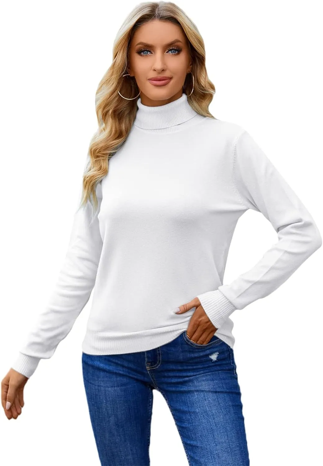 Joe Wenko Women's Soft Turtleneck Sweater