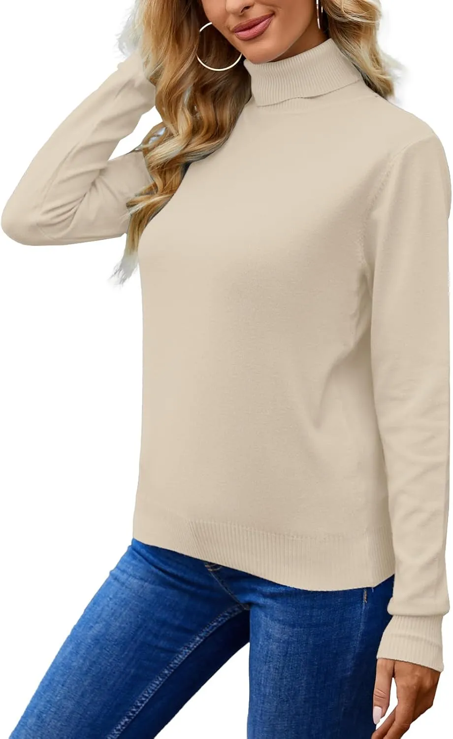 Joe Wenko Women's Soft Turtleneck Sweater