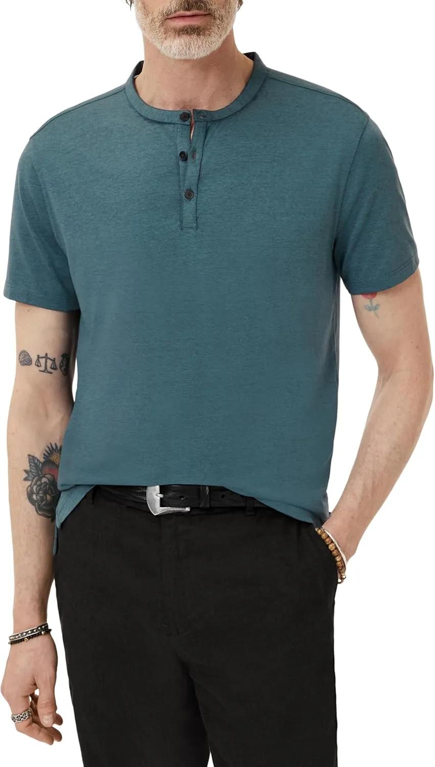 John Varvatos Men's Duke Henley