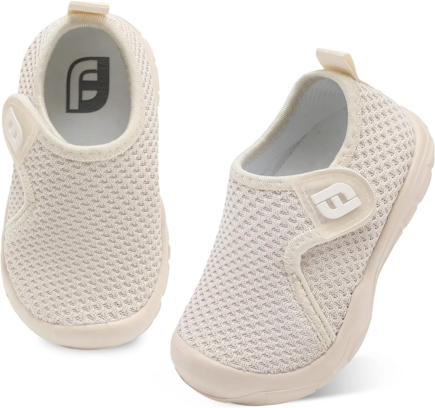 JOINFREE Toddler Boys Girls Barefoot Shoes Breathable Kids Sneakers Lightweight Walking Shoes Slip On Tennie Shoes Wide School Shoes