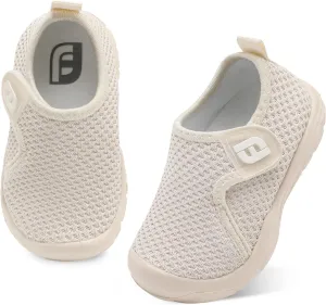 JOINFREE Toddler Boys Girls Barefoot Shoes Breathable Kids Sneakers Lightweight Walking Shoes Slip On Tennie Shoes Wide School Shoes