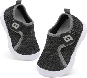 JOINFREE Toddler Boys Girls Barefoot Shoes Breathable Kids Sneakers Lightweight Walking Shoes Slip On Tennie Shoes Wide School Shoes