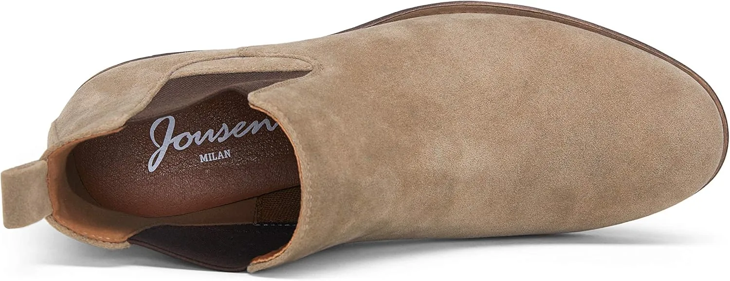 Jousen Men's Chelsea Boots Lightweight Casual Chukka Ankle Boots Classic Elastic Dress Boots For Men