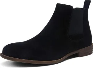 Jousen Men's Chelsea Boots Lightweight Casual Chukka Ankle Boots Classic Elastic Dress Boots For Men