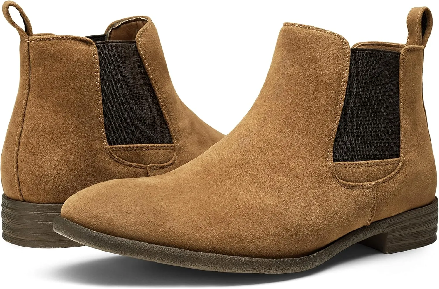 Jousen Men's Chelsea Boots Lightweight Casual Chukka Ankle Boots Classic Elastic Dress Boots For Men