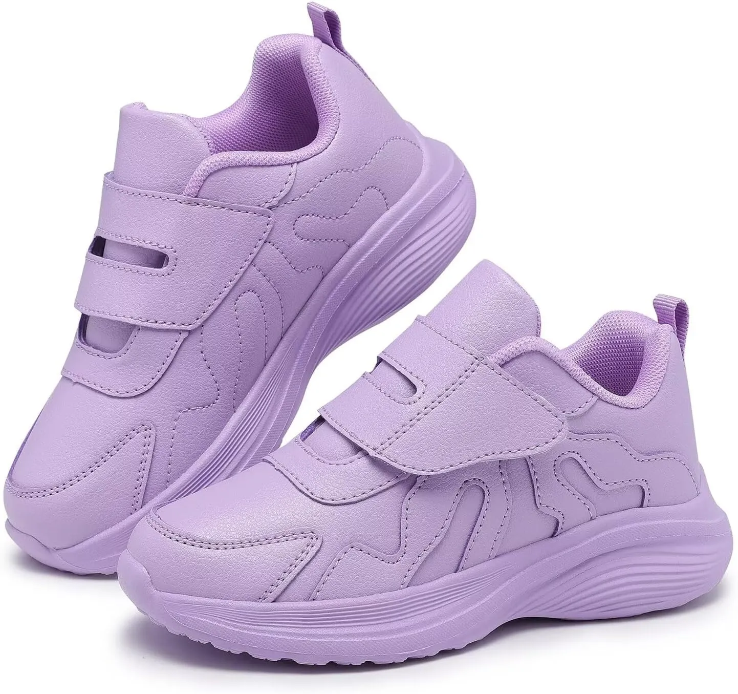 Kid Sneakers Girls Running Shoes Boys Walking Sports Adjustable Strap Sneakers