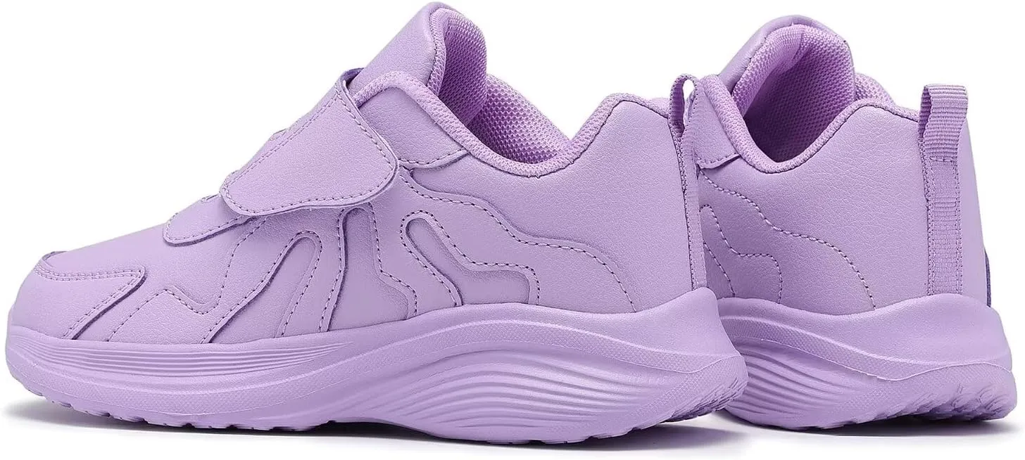Kid Sneakers Girls Running Shoes Boys Walking Sports Adjustable Strap Sneakers