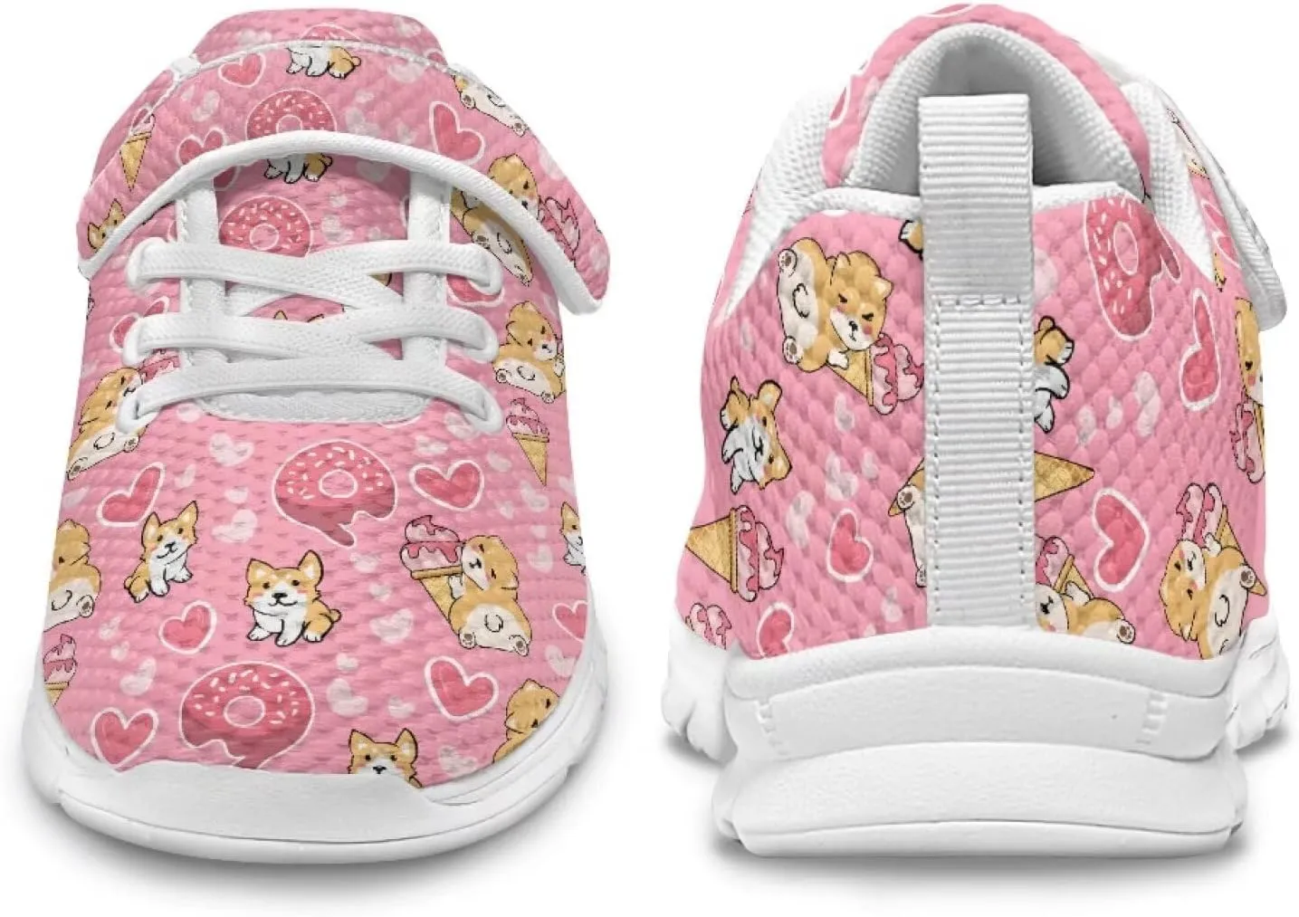 Kids Athletic Sneakers for Girls Boys Slip On Shoes