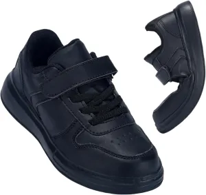 Kids Boys Girls Sneakers Hook & Loop Tennis Breathable Lightweight Toddler Shoes for Casual Sport Outdoor Walking (Size 9-3)