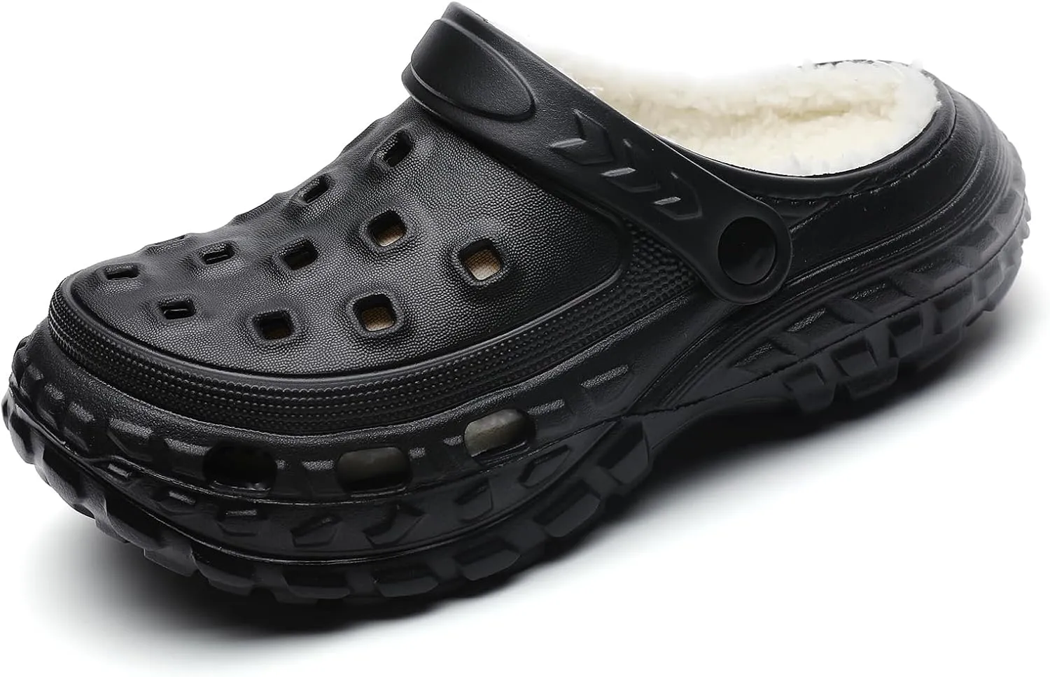 Kids Fur Lined Clogs Garden Shoes for Boys Girls Fashions Winter Warm Plush Home Slippers Slip On Indoor Outdoor Fleece Lined Mules