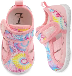 L-RUN Toddler Shoes Barefoot Kids Sneakers Wide Minimalist Boys Girls Summer Footwear for Indoor Outdoor Walking Running