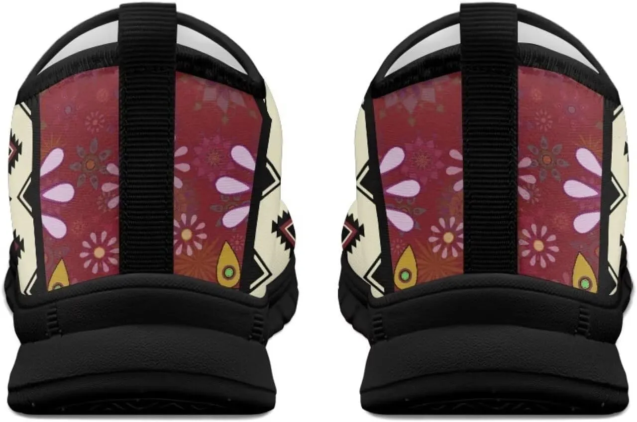 Ladies Lightweight Tennis Shoes Non-Slip Running Walking Sneakers Slip on Work Casual Comfor Gym Shoes
